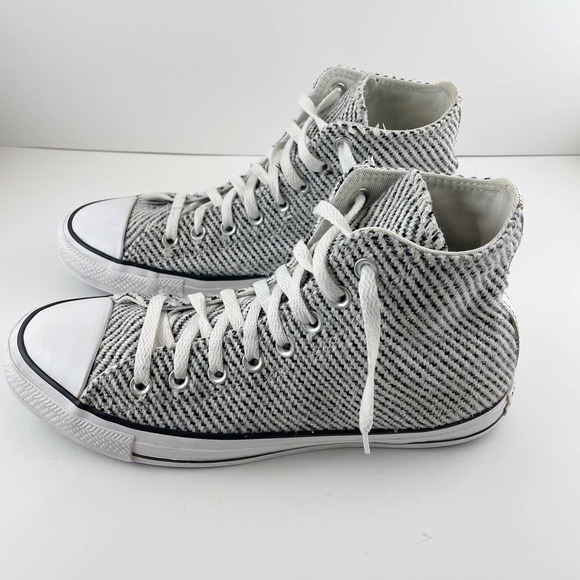Converse All Star Chuck Taylor High Top Striped Sneakers - Picture 3 of 13
